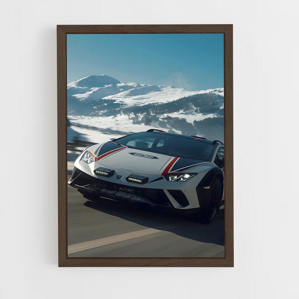 Poster Huracan en Action – affiche Lamborghini (vue 5)